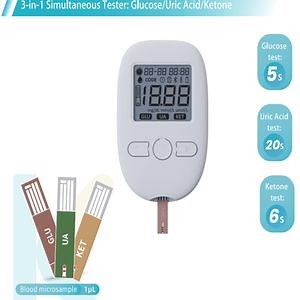 [Hot Item] Blood Glucose -Uric Acid-Ketone Testing Meter
