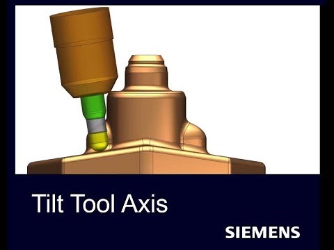 Tilt Tool Axis in NX CAM