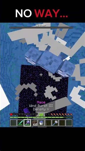 Minecraft WITHER gets destroyed in a split second in a maze