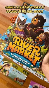 4.1K views · 12 reactions |  River Market by Kids Table Board Gaming is a cozy, standalone game where you help build a shared gameboard while maximizing your critter's loops around the market! Now on Kickstarter: https://bit.ly/4pueyHt | Kickstarter | Facebook