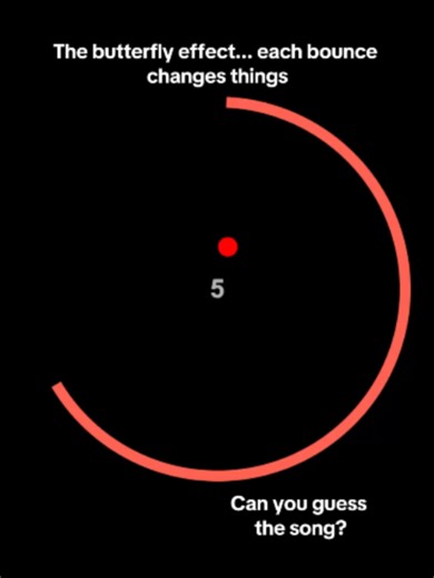 Watch how every bounce changes everything 👀#bouncingball #guessthesong #simulator #physics
