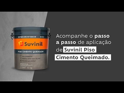 Suvinil Piso Cimento Queimado - Aplicação e Como Fazer