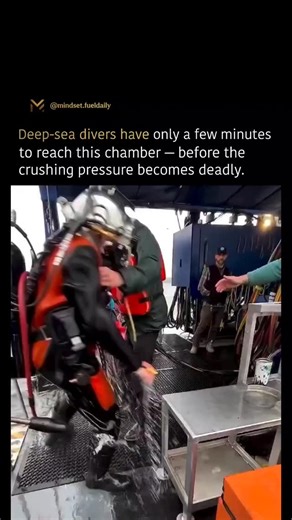 Mindsetfueldaily on Instagram: "When a diver ascends too quickly, nitrogen bubbles form in the blood — a deadly condition called decompression sickness, or “the bends.” It’s one of the ocean’s silent killers. The only hope for survival is a hyperbaric chamber, which slowly releases the trapped gas from the body. But time is the enemy. Every passing second can mean paralysis, brain damage, or even death — that’s why rescue teams act fast, fighting against the clock to save a diver’s life. Follow