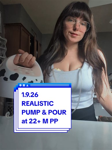 This was 3 hours after a nursing session, AND a 30-30-30 power pump session using my @Spectra Baby USA S2, with the @Springhope 3398 tubing & collection cups. I'm almost at the 2 year mark, so I've been VERY INCONSISTENT!! ❤️ #pumpandpour #pumpingmoms #pumpingjourney #breastfeedingjourney #spectrapump