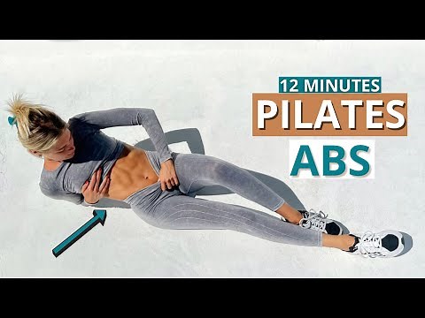 12 MIN. PILATES ABS WORKOUT - slow, controlled, intense ab workout | lose lower & upper belly fat