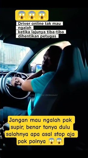 Tanpa tahu sebab yg jelas petugas berhentikan driver online 😱😱 #automobile #viral #fyp #shorts
