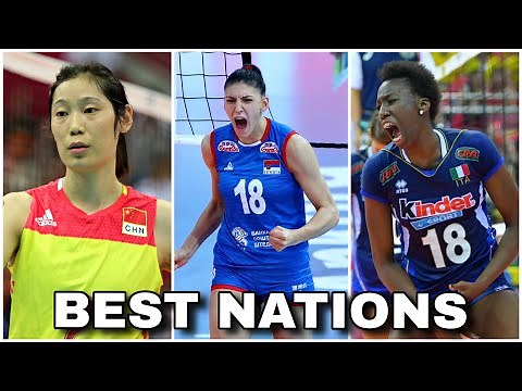 TOP 10 Best Volleyball Nations | FIVB Ranking - Women's (HD)