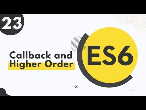 23. ES6 Callback and Higher Order Function Bangla Tutorial