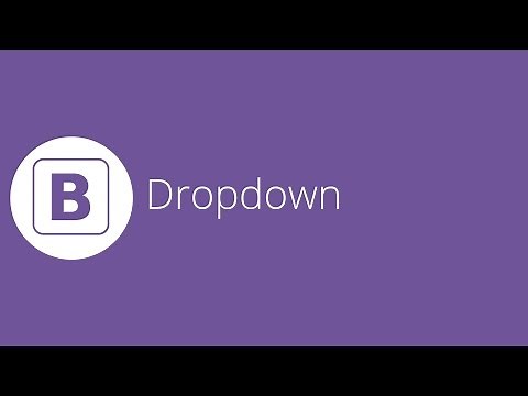 Bootstrap tutorial 16 - Dropdowns