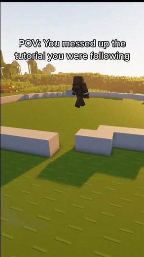 Now you have to start from scratch ☹️ #minecraft #minecraftmemes #fyp #shockbyte