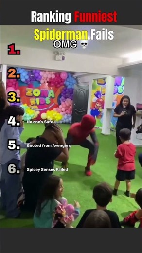 WORST Spider-Man Moments RANKED 😂💀 #spiderman #funny #spidermanbrandnewday #shorts