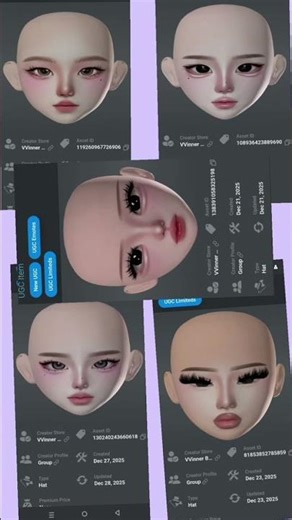 faces codes for girls 💗 #roblox #edit