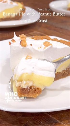 31K views · 869 reactions | Banana Pie with Peanut Butter Cookie...