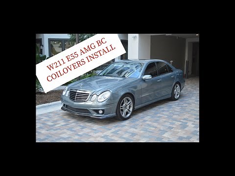 W211 E55 BC RACING COILOVERS INSTALL