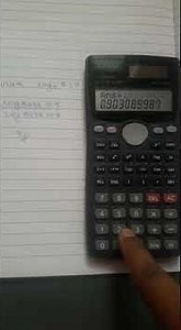 CALCULATE LOG BASE TO USING CALCULATOR