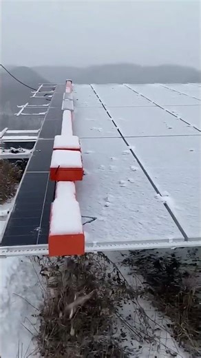 Smart Snow Cleaning for Solar Panels | Robotic Technology