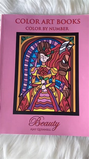 COMPLETED Flip Through | Beauty | Ajay Quinnell | Eclipse | Color By Number Coloring Book