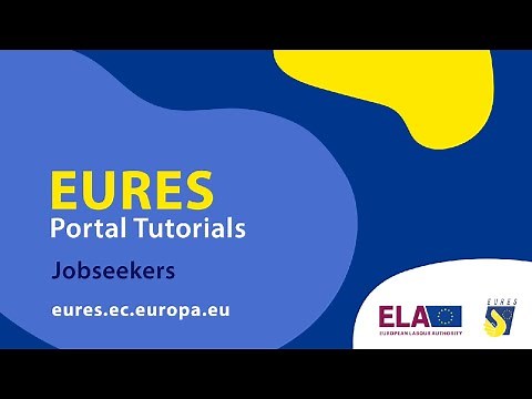 EURES 2023 Jobseeker Tutorial Video