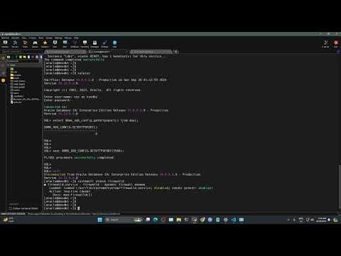 Configure EM Express at Oracle 19c database