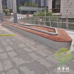 [Hot Item] Large Stainless Steel Fiberglass Reinforced Plastic Seat Information Desk