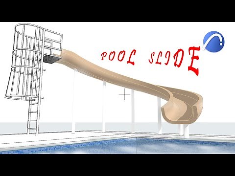 Curved surfaces; Pool slide with archicad