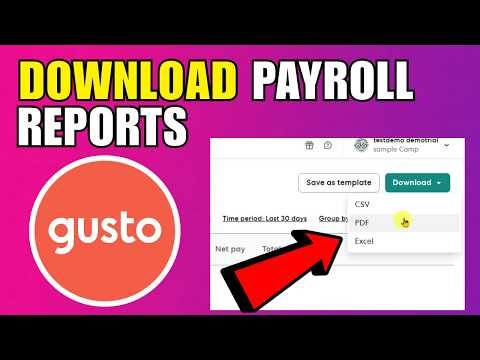 How To Download Payroll Reports In Gusto (2026) (Step By Step Guide)