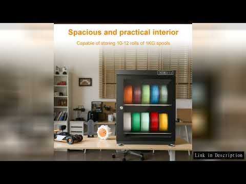 3D Printing Filament Electronic Moisture-Proof Cabinet - Smart Dehumidifying Drying Box for PETG/ABS