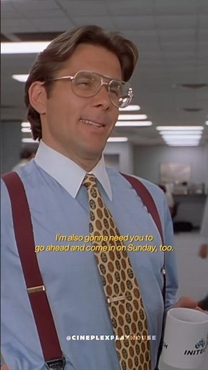 Yeah… I’m Gonna Need You to Come In This Weekend 🏣 #officespace #foryou #fyp #comedy #viral #shorts