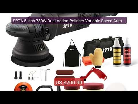 SPTA 5 Inch 780W Dual Action Polisher Variable Speed Auto Buffer w... — Best Deal 2026 | Shop Now!