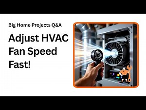 How to Perfectly Adjust Your HVAC Blower Speed CFM