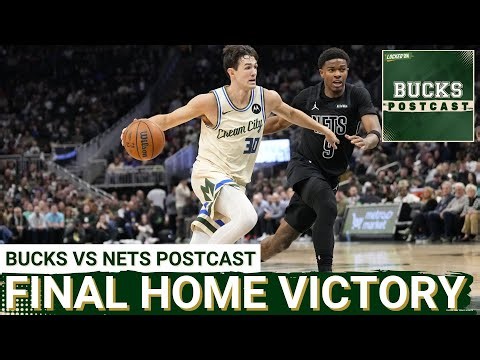 BUCKS POSTCAST: Bucks DOMINATE Nets in Final Home Game | What’s Next for Milwaukee?