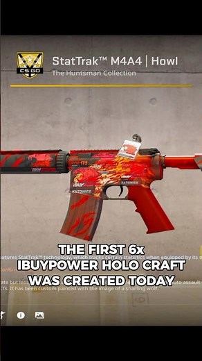 He spent $400,000 & made the first 6x iBUYPOWER Holo craft w/ the Howl in CS2