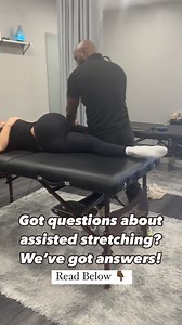 Here are commonly asked general questions about assisted stretching: 🤔✨ 1️⃣ What is assisted stretching? It’s when a trained professional helps you stretch to improve flexibility, mobility, and range of motion. 🙆‍♀️🙆 2️⃣ How is assisted stretching different from regular stretching? A practitioner guides and deepens your stretches, often delivering better results than stretching alone. 💪🤸‍♀️ 3️⃣ Who is assisted stretching for? Everyone! Whether you’re an athlete 🏃‍♂️, sit at a desk all day 
