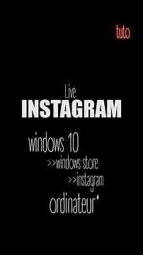 Comment regarder un live instagram avec son pc, sa tablette ou son smartphone