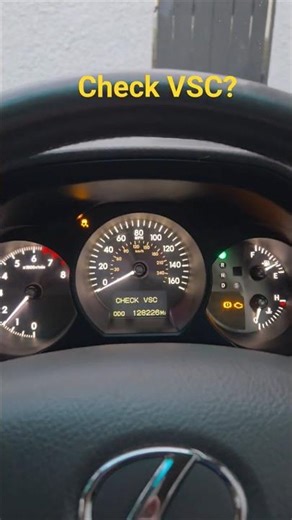 VSC Check Engine Light Fix? #lexus #toyota