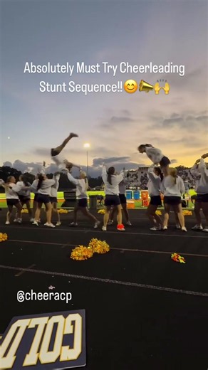 Ok, this is a MUST try cheerleading stunt sequence from @cheeracp 😊🙌📣 Have a fabulous day! # 🌟🌟🌟🌟🌟 #CheerandDanceOnDemand #CheerleadingOnDemand #LearnToCheerAtHome #cheer #cheerleader