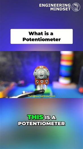 Engineering Mindset on Instagram: "🔴 Want to learn more about potentiometers? Check out our full tutorials on YouTube.. link in bio. #engineering #engineer #electricity #electrical"