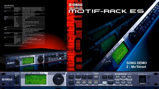 Yamaha Motif ES Rack - Demo songs fantásticas, muito top!!!