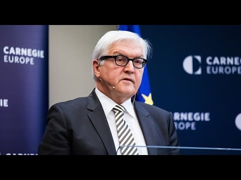 German Foreign Minister Frank-Walter Steinmeier at Carnegie Europe