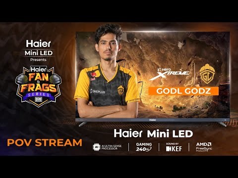 Haier Fan and Frags | BGMI | DAY 1 | POV STREAM