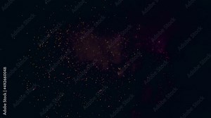 Fireworks on holiday celebration. Colorful festive firecracker, beautiful background. Bangs, sparks, festival Stock Video