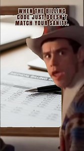 When the billing code just doesn’t match your sanity.