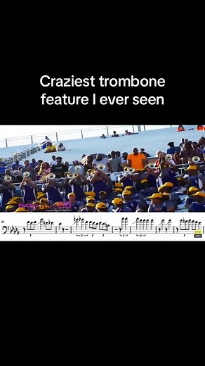 Hbcu marchingbands always have the biggest sound #hbcu #marchingband #trombone #talented #solo #entertainment