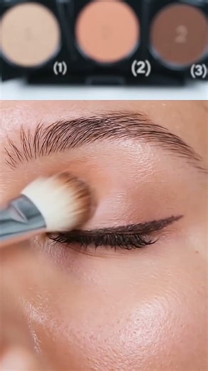 Soft Nude Brown Eye Makeup | Natural Glam Look 👁️✨