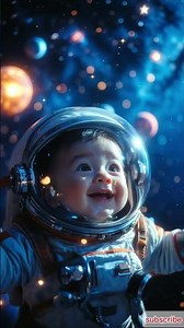 Baby Astronaut First Jump on the Moon 🌙👶🚀