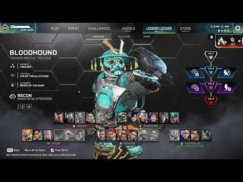 Stacked Wraith Heirloom Hopes Dusk Kunai 150 Legs Monster Energy Promo High Energy+20 Kill+4k Badges