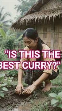 "Thai Green Chicken Curry from Garden to Pot | Rainy Season Kitchen" #villagecooking