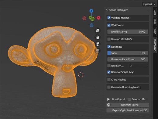 Scene Optimizer — Omniverse Connect