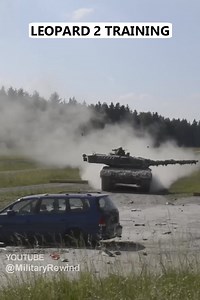 TANK vs CAR! Incredibly powerful German Leopard 2 tank 🔥🔥🔥#usa #usairfoce #usmilitary #ballisticmissle #fypシ #WeaponsNation | Weapons Nation