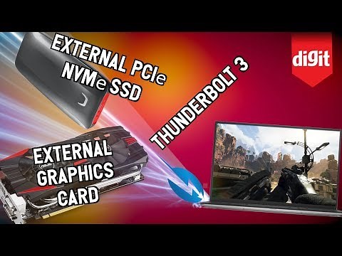 Turn Your Thin & Light Laptop Into A Gaming Laptop with Thunderbolt 3 | Demo by Intel | Digit.in